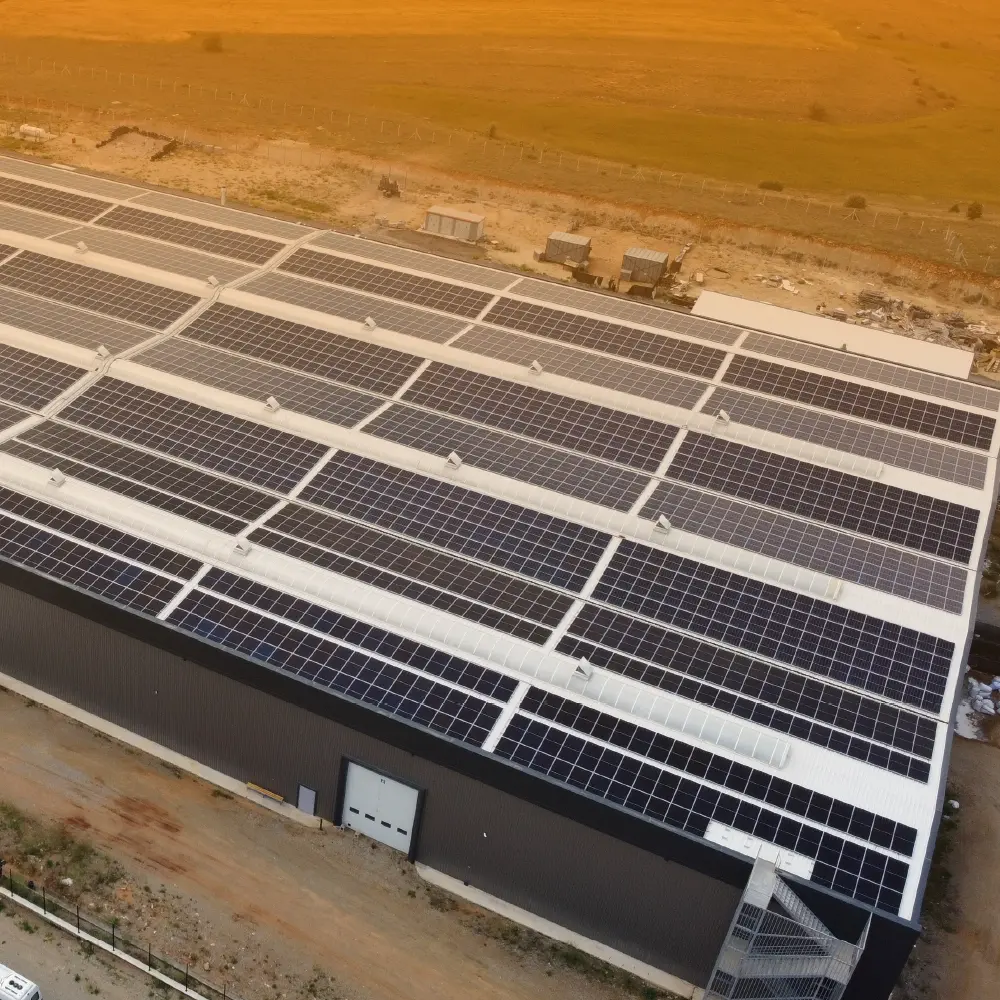 Haznedar Enerji – Sanayi Tipi Çatı GES Projesi